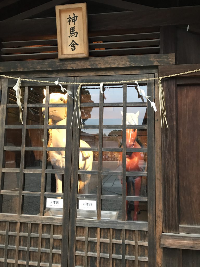 京都 八坂神社 神馬舎