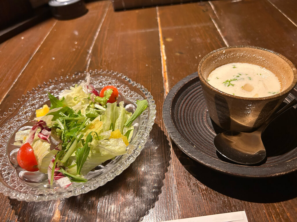 Dining かもめのサラダとスープ